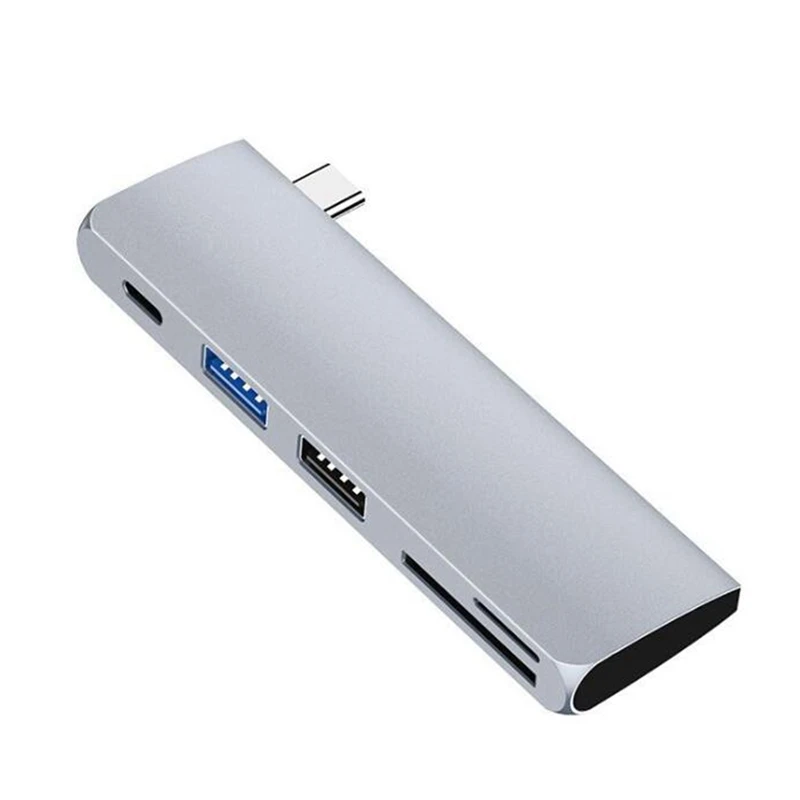 

USB-C адаптер-концентратор, порт 5 в 1 USB Type C адаптер с USB 3,0 USB 2,0 порт s,SD/TF кардридер и PD порт для зарядки