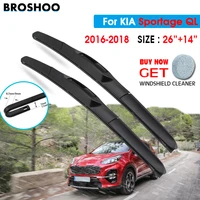 car wiper blade for kia sportage ql 2614 2016 2018 auto windscreen windshield wipers blades window wash fit u hook arms