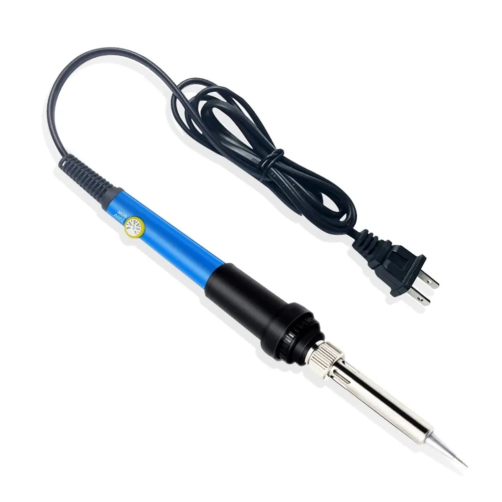 

Mini Soldering Iron Adjustable Temperature Electric Solder Iron Rework Station Mini Handle Heat Pencil Welding Repair Tools 60W