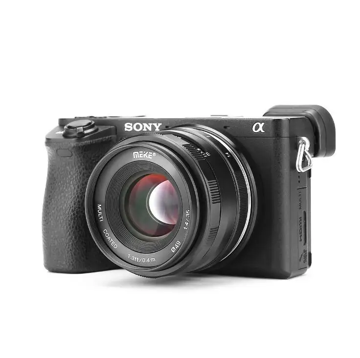 Meike 35 мм F1.4 APS C Портрет с фиксированным фокусом Большая диафрагма ручная