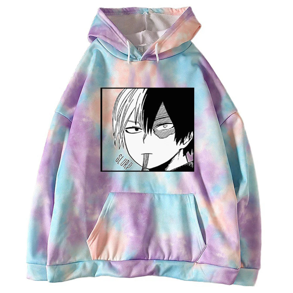 

3D Hoodies Women/Men Anime My Hero Academia Shoto Todoroki Long Sleeve Hooded Sweatshirt Cotton Men Hoodies