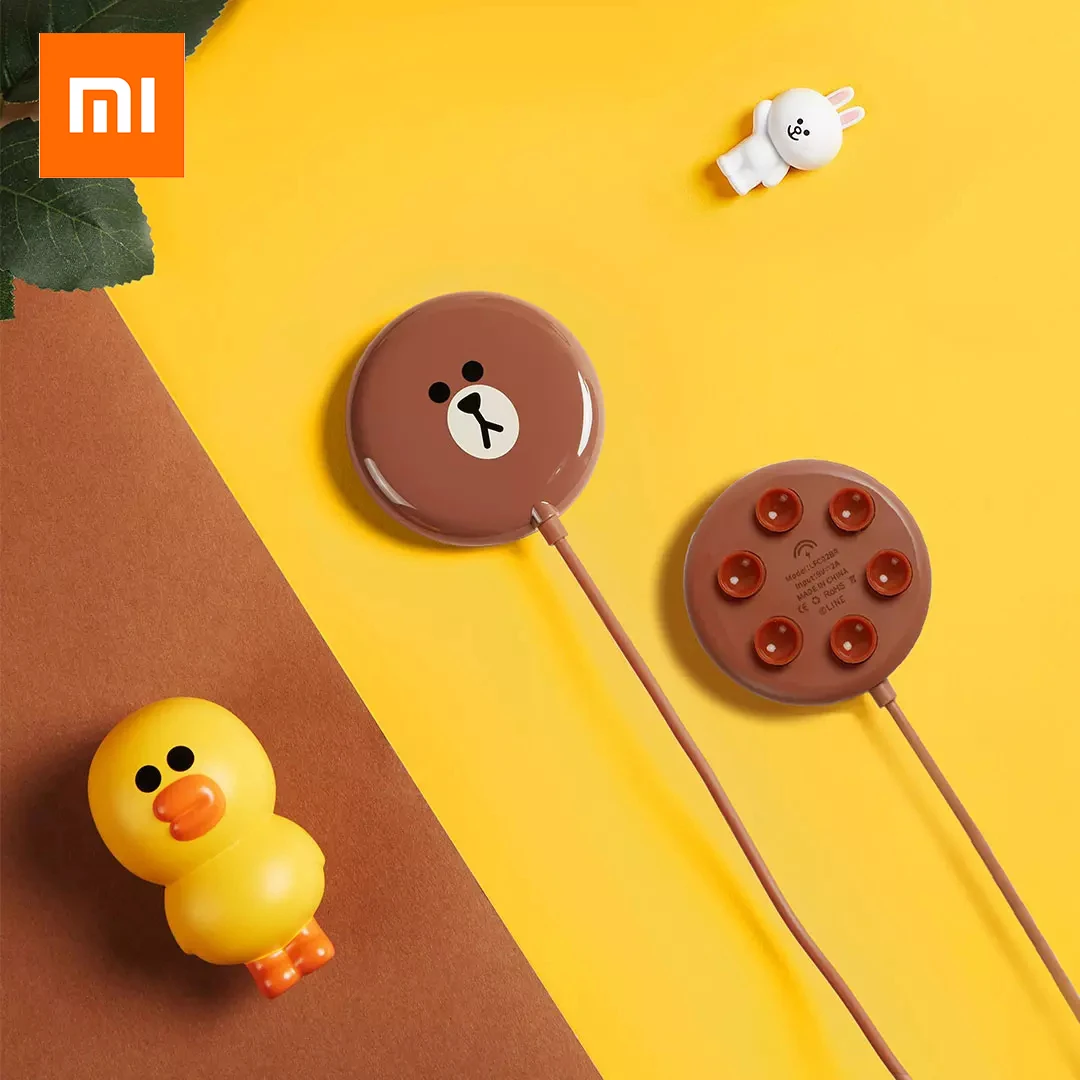 

Xiaomi youpin Line Friends Suction Cup Wireless Charger Multi-model adaptation 15W fast charge mode charge while playing