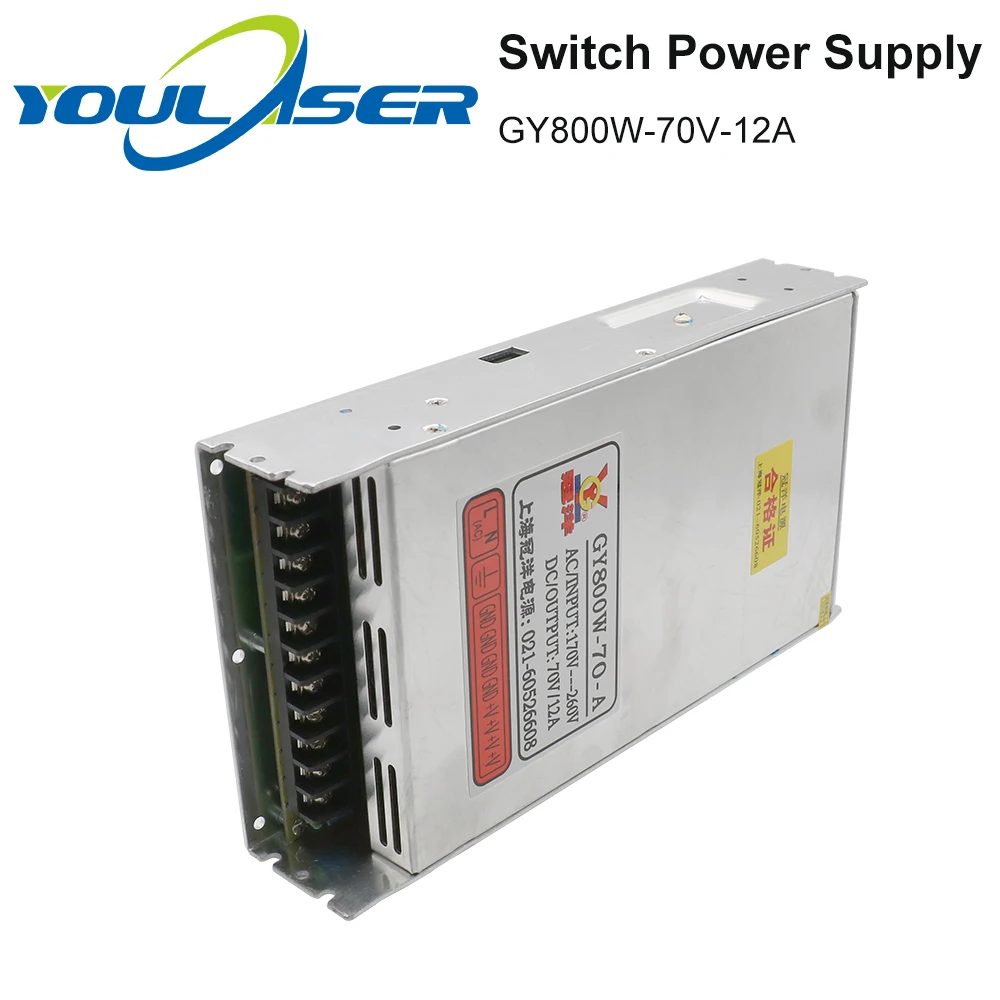 Guanyang переключатель Питание 70V 12A 800W для Драйвер шагового двигателя ЧПУ станок