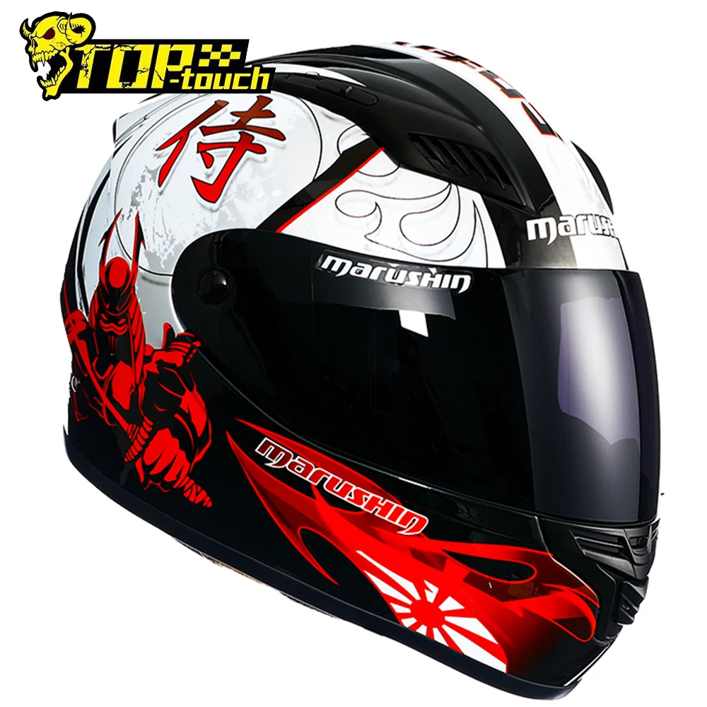 MARUSHIN Motorcycle Helmet Full Face Fiberglass Casco Moto Anti-Fog Motocross Off-Road Racing Casco Moto Integral For Women Men