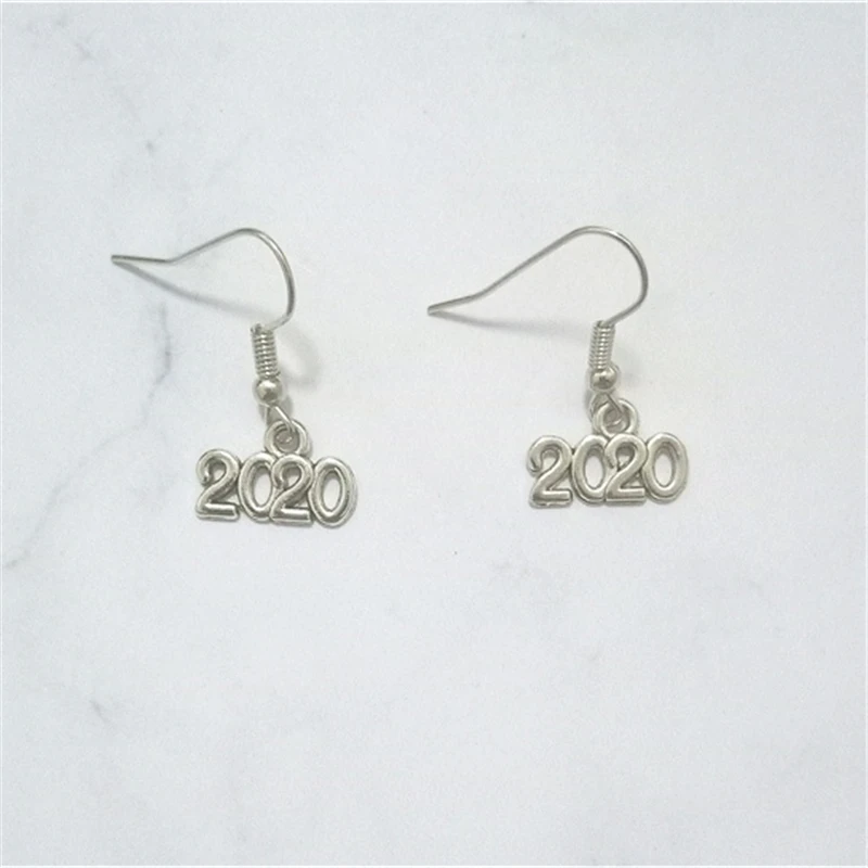 

2020 Earrings for Women Girls, New Year Earrings, Memorial Gift, 2020 Graduation Gift, Earrings Dropshipping