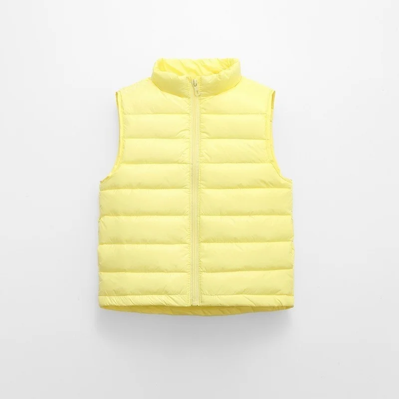 

The New Fashion Autumn Girls Warm Vest Winter Boys Thicken Waistcoat Kids Outerwear Vest Children Teens Cotton Jackets Vest