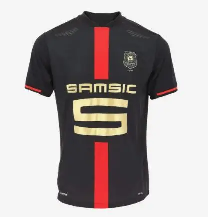 

Rena 21 22 estgio rennais fc camisa de futebol terceira menina bourigeaud terrier 120th aniversrio futebol