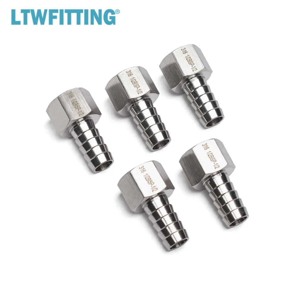 Штуцер LTWFITTING из нержавеющей стали 316 BSP штуцер/переходник 3 5 дюймовый гнездовой BSPP
