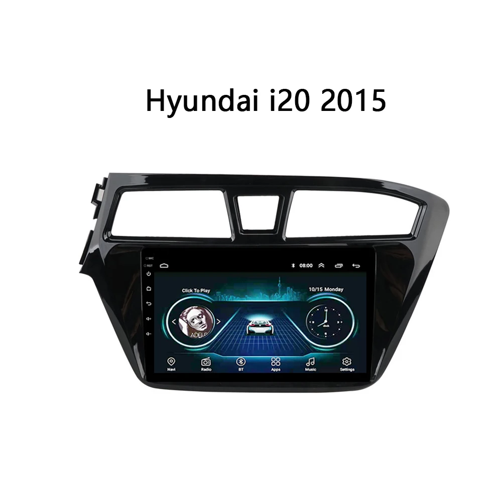 Автомобильный мультимедийный плеер Автомагнитола для hyundai i20 радио 2015 Android 8 1 9