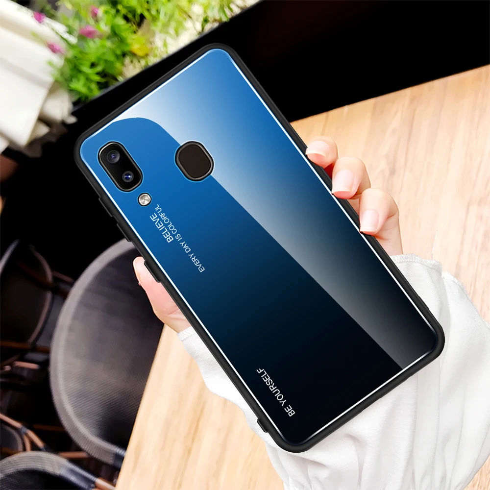 Чехол для Samsung Galaxy A40 A42 A52 A72 5G чехол из закаленного стекла GalaxyA40 A 40 A405 SM-A405F A405F