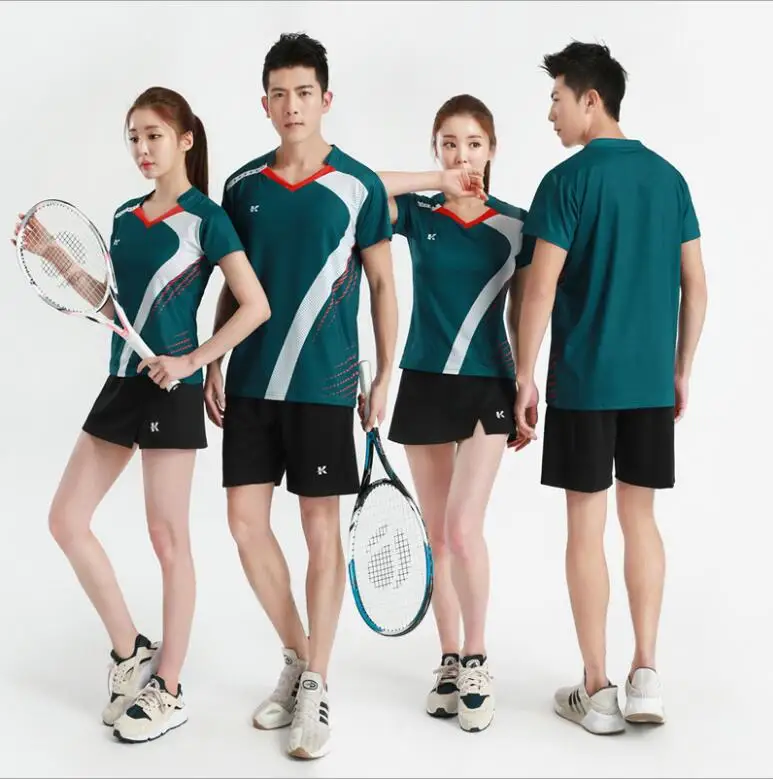 

New Badminton shirts Men/women, sport shirt Tennis jerseys,table tennis tshirt,Quick dry Fitness sports training tennis shirts