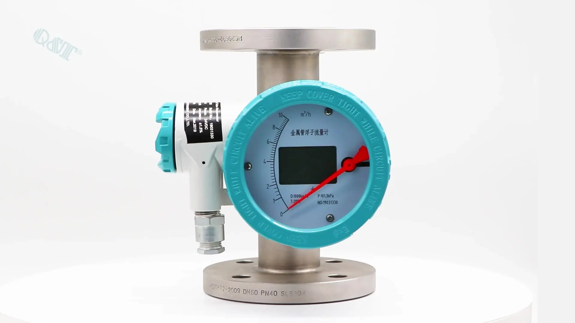 

LZZ Series Widely used flange connection rotary mechanical flow meter metal tube rotameter for Palm Oil heavy fuel flowmeter