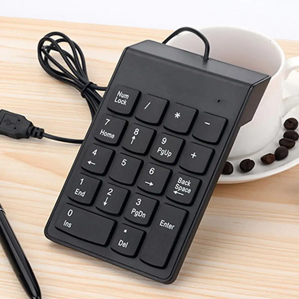 

18 Keys Mini USB Wired Numeric Keypad Keyboard Numpad for PC Laptop Computer
