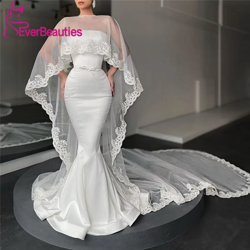 

Женское атласное платье-русалка, свадебное платье, модель 2021