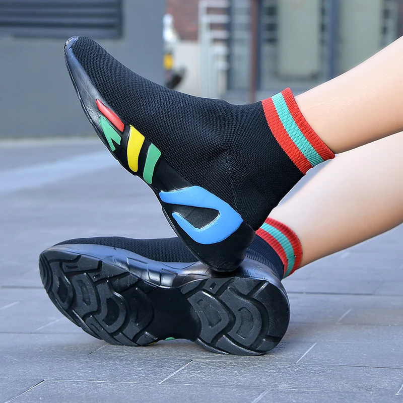 2020 Women Speed Runner Walking Shoes Knit Ankle BOOts Sock Sneakers Outdoor Sports Bounce Triple Breathable Designer Trainers | Спорт и