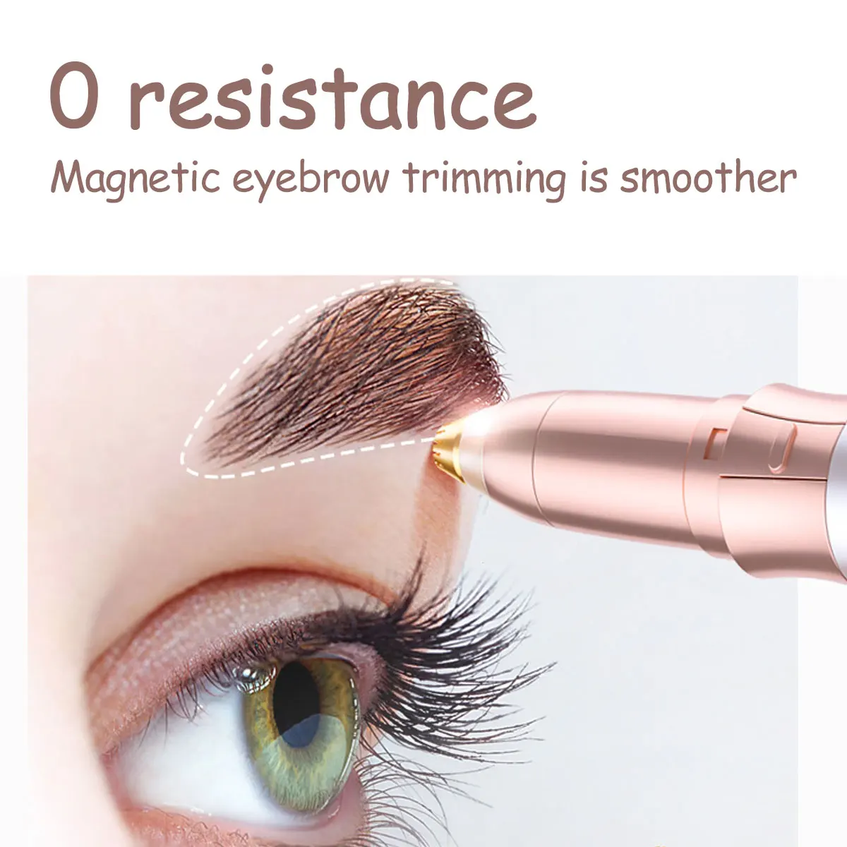 Портативный мини электрический триммер для бровей бритва губ и лица эпилятор