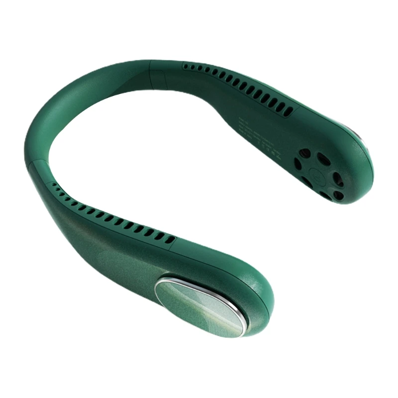 

Portable Bladeless Hanging Neck Fan 4000MAH Mini Air Cooler Rechargeable Small Personal Cooling Tools for Home Outdoor N58D
