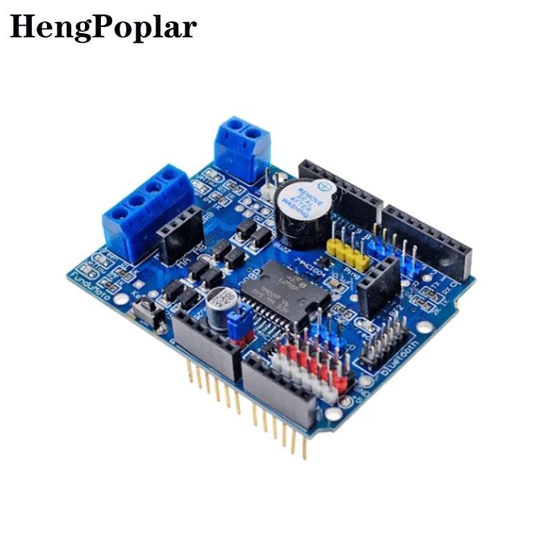 

L298P L298 Shield R3 DC Motor Driver Shiled Board Module 2A Dual Full Bridge H-Bridge 2 Way For Arduino UNO r3 Relay 5V 12V