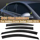 4 шт. автомобильные ветровые дефлекторы тонированные для Holden Cruze Sedan 2009 2010 2011 2012 2013 2014 2015 2016 навесные укрытия