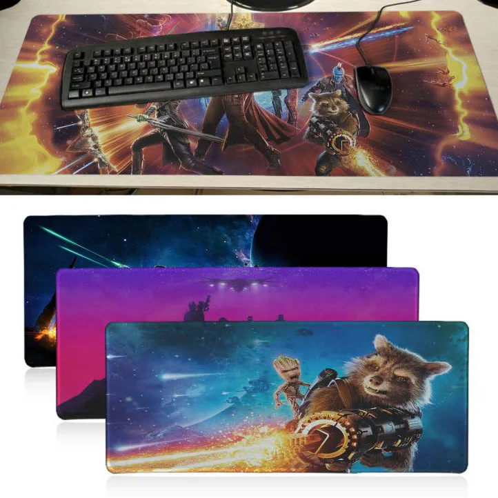 Нескользящий ПК стражи галактики 2 натуральный резиновый игровой коврик для мыши