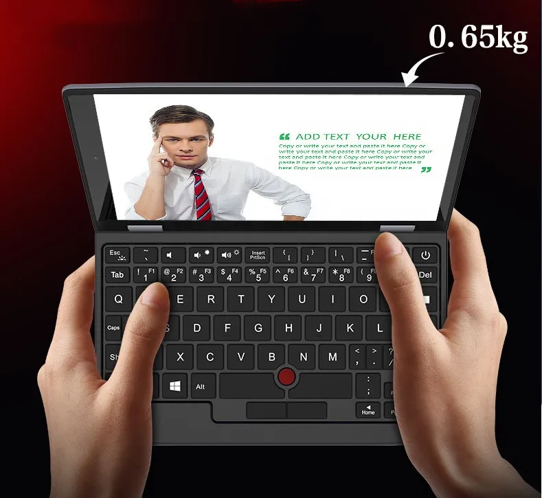 Новинка 2021 7-дюймовый мини-ноутбук компьютер на базе Windows 10 карманный ПК ноутбук