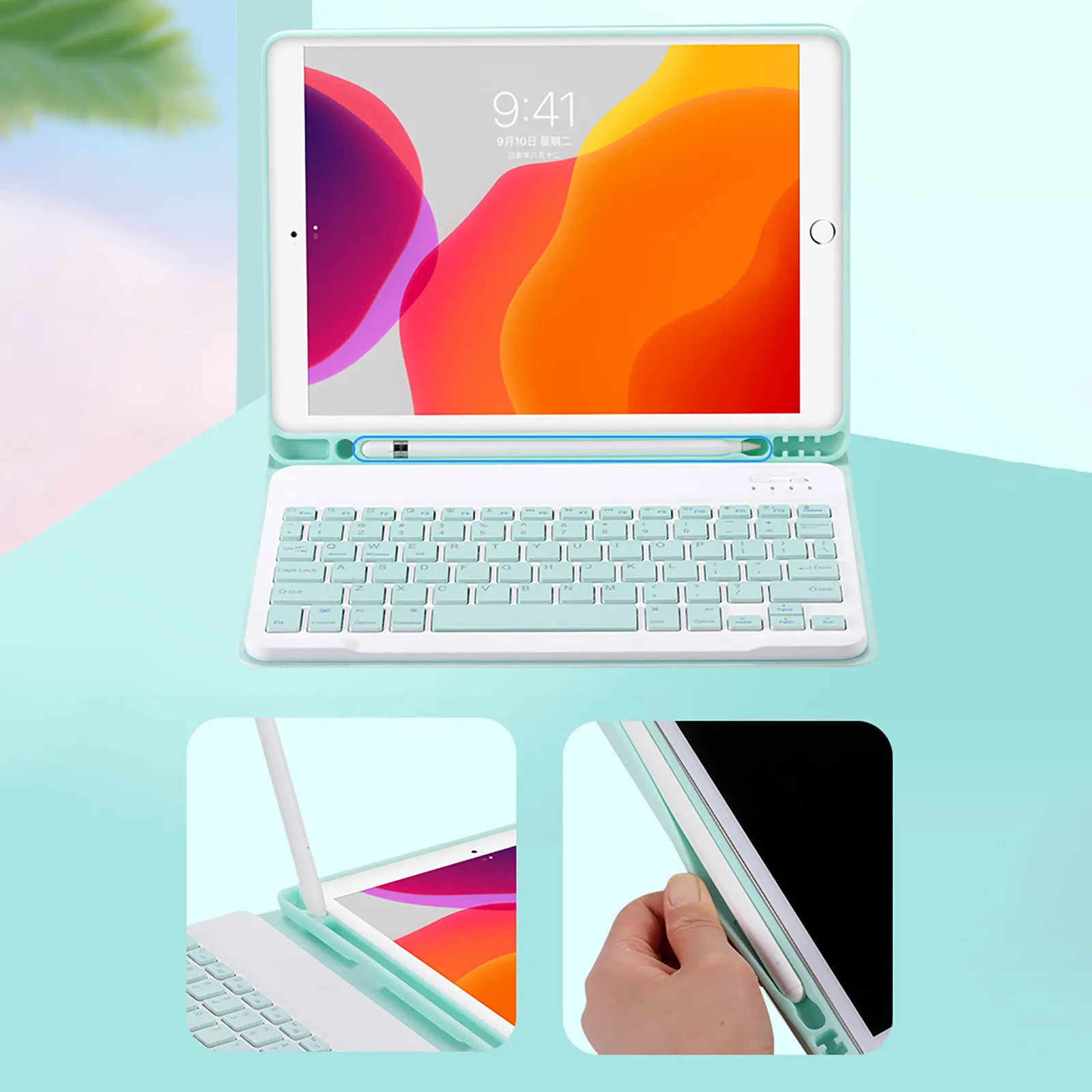 

Protective Over With Wireless Bluetooth keyboard For IPad Pro/ Air4
