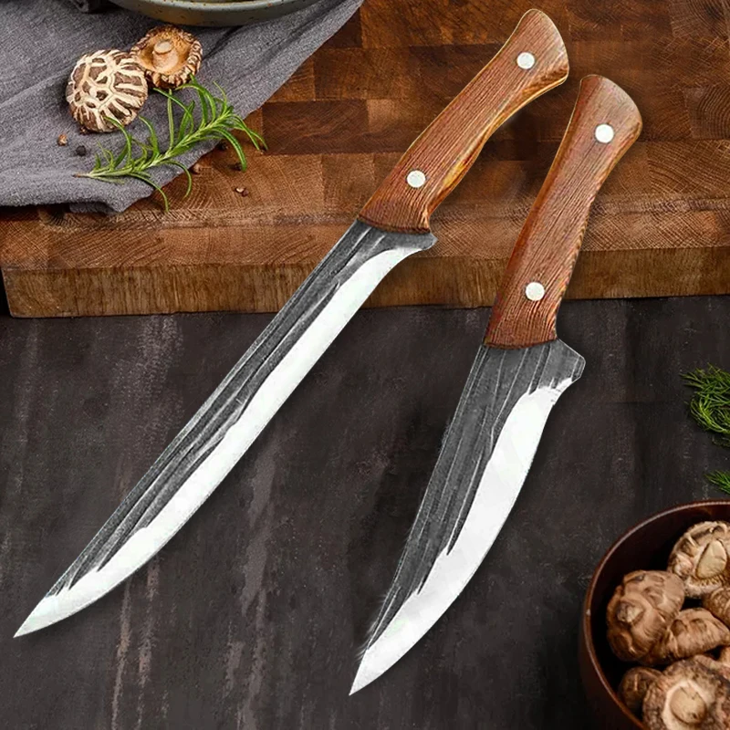

Stainless Steel Forged Butcher Boning Knife Chef Knife Meat Cleaver Kitchen Chopper Fruit Knife Butcher Knife