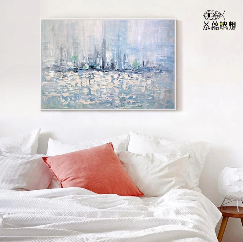

CX Handmade Painting Contemporary Simple and Light Luxury Living Room Abstract Decorative Painting Restaurant Corridor Painting