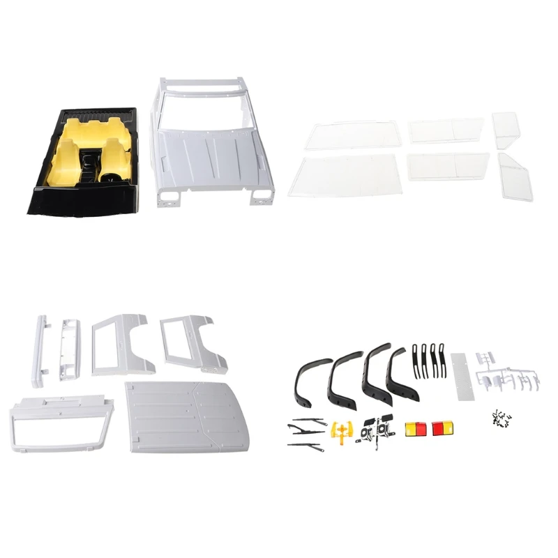 

Форма, жесткая пластиковая колесная база Cherokee, корпус автомобиля 1/10 RC Crawler Axial SCX10 и SCX10 II 90046 90047 TRX4 комплект