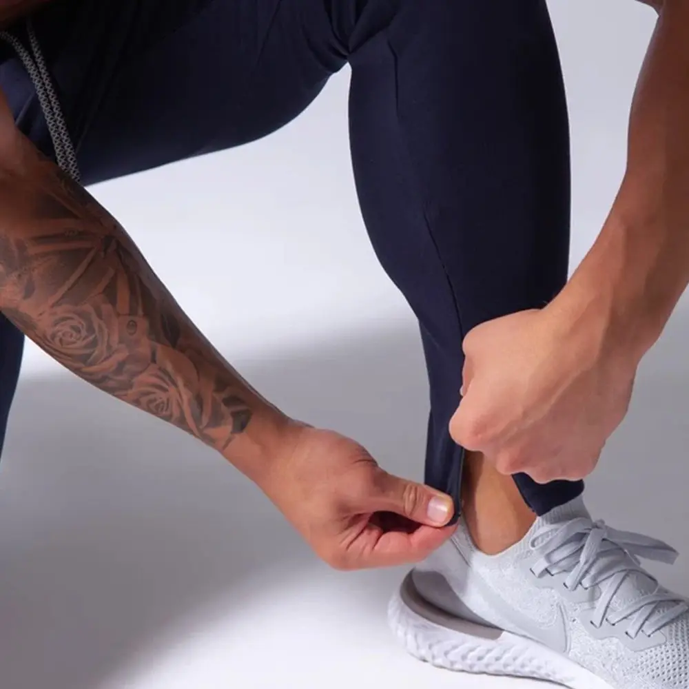 Повседневные штаны для мужчин спортивные бега бодибилдинга мужские фитнеса