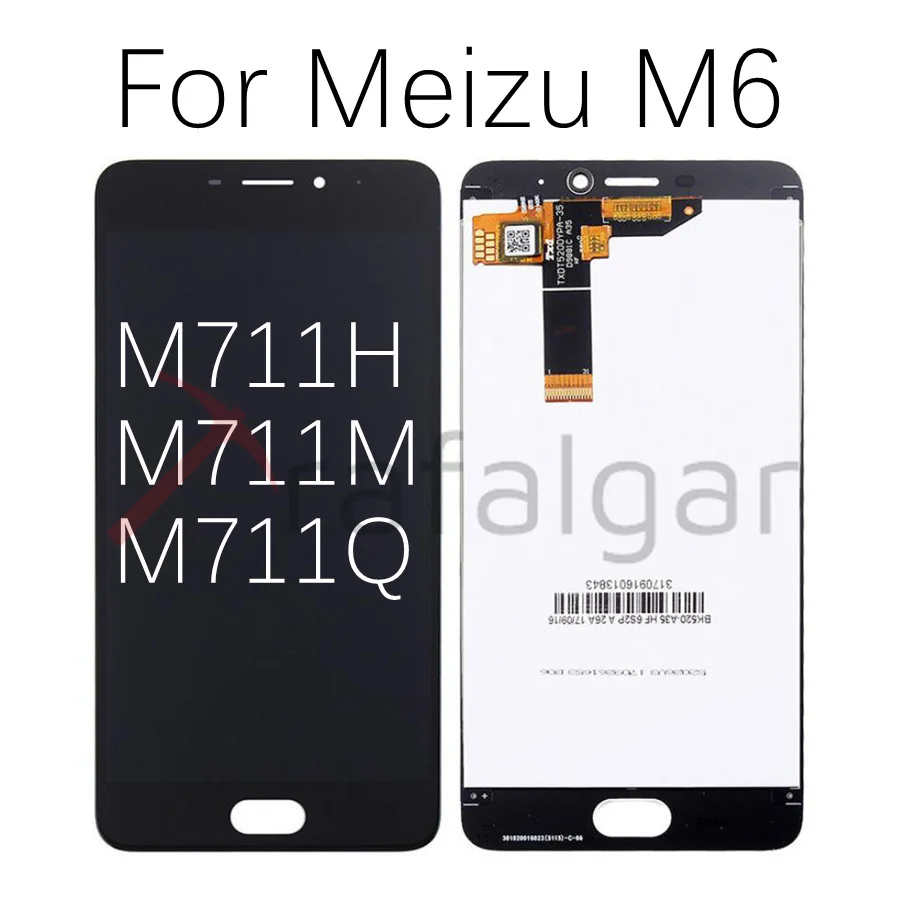 Дисплейный модуль для Meizu M6/ M6S/ M6T белый/ черный | Мобильные телефоны и аксессуары