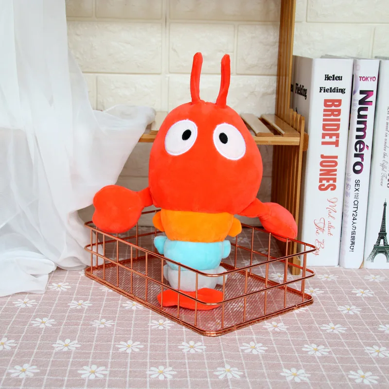

20cm Cute Cartoon Lobster Plush Stuffed Doll Toy for Children Soft Animal Appease Sleeping for Birthday Gifts Plush Doll for Kid