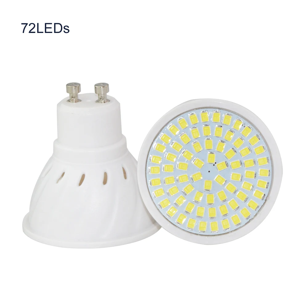 

Led Bulb GU10 LED Lamp AC 220V Spotlight Led SMD2835 4W 6W 8W 54/72/36 Lamp Beads 220V Spot GU10 Light For Indoor Lighting