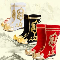 chinese mongolian boots sun wu kong cosplay shoes monkey king shoes swordsman knight cosplay minority national dance boots