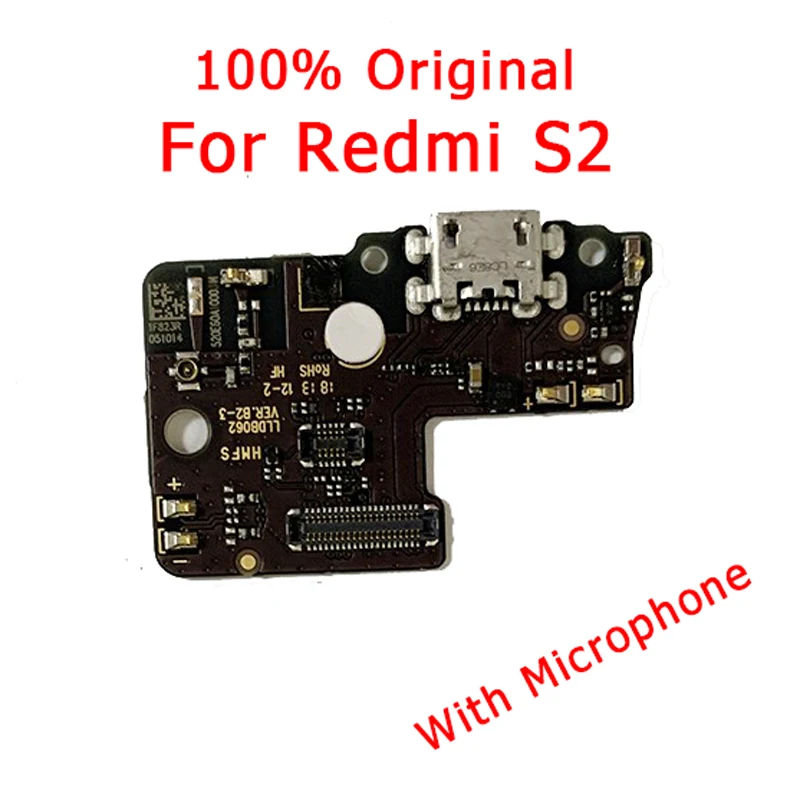 Оригинальные запасные части для Xiaomi Redmi S2 зарядный порт USB разъем PCB гибкий кабель