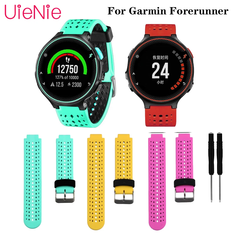Для Garmin Forerunner силиконовый ремешок для Смарт спортивные часы мягкая резиновая