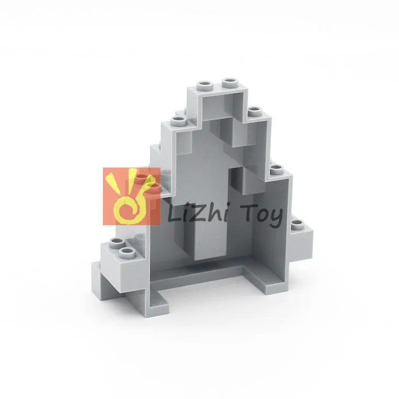 Кубики MOC 6083 Rock Panel 3x8x7 треугольные строительные блоки для самостоятельного