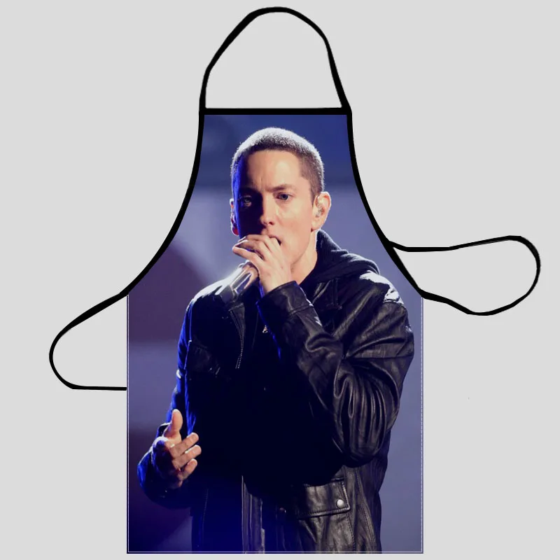 

Фартуки Eminem для женщин/мужчин, ткань Оксфорд, чистящая передняя часть, домашнее приготовление пищи, аксессуары, фартук 50x75 см 68x95 см