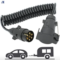 3m 7 pin trailer truck light board extension cable lead male to female wire plug socket wire part couplings circuit plug socket