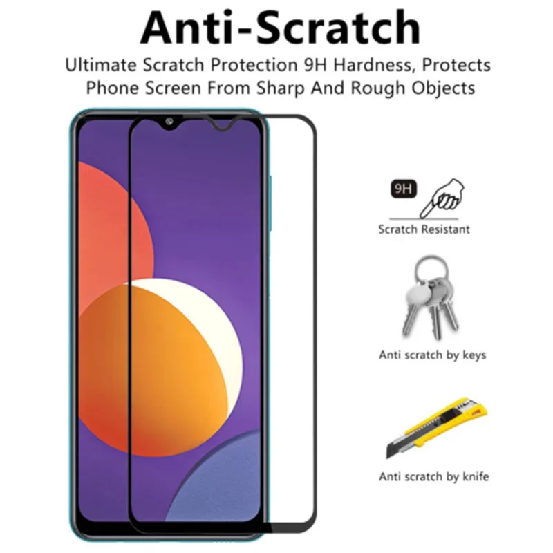 2 шт. Защитное стекло для Samsung M12 Galaxy M 12 | Мобильные телефоны и аксессуары