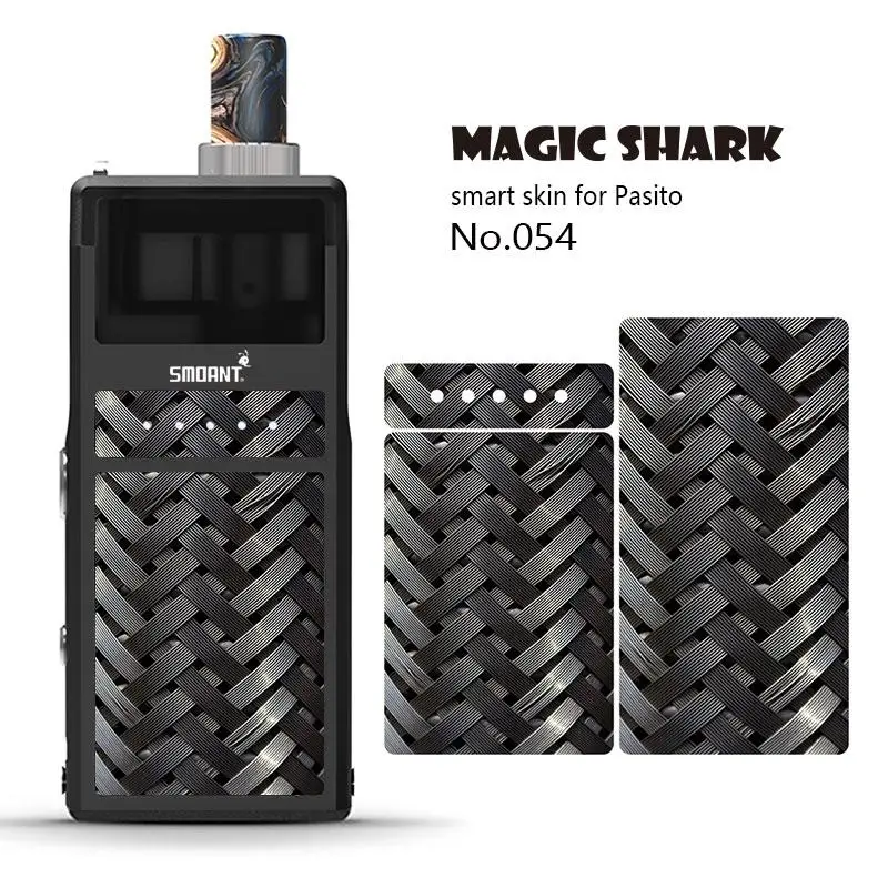 Magic Shark 2.5D ПВХ стильный водонепроницаемый волнистый камень печать не выцветает чехол пленка наклейка для кожи для Smoant Pasito 046-055 - Цвет: 054
