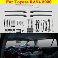 ambient light 64 colors set decorative led atmosphere lamp illuminated strip for toyota rav4 2020 button and app control