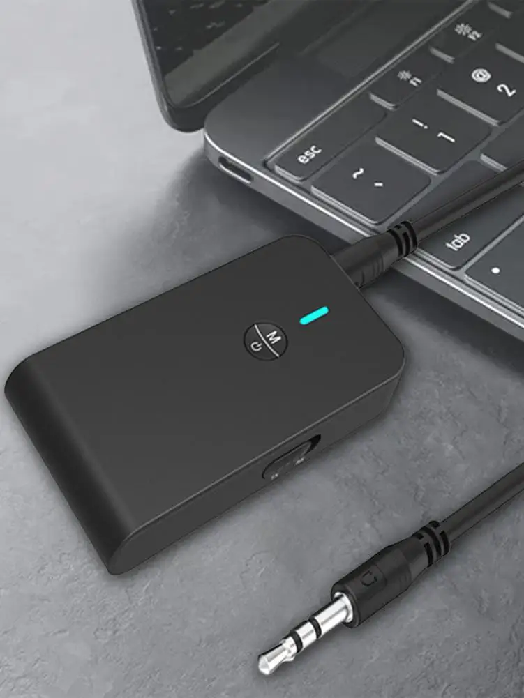 2 в 1 Bluetooth 5 0 USB приемопередатчик получает аудио адаптер приемник с функцией