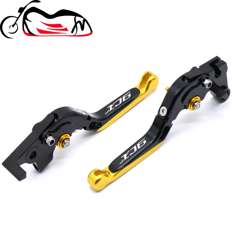 

For YAMAHA XJ6 DIVERSION 2009-2015 10 11 12 13 14 Motorcycle Accessories Folding Extendable Brake Clutch Levers Gray Logo XJ6