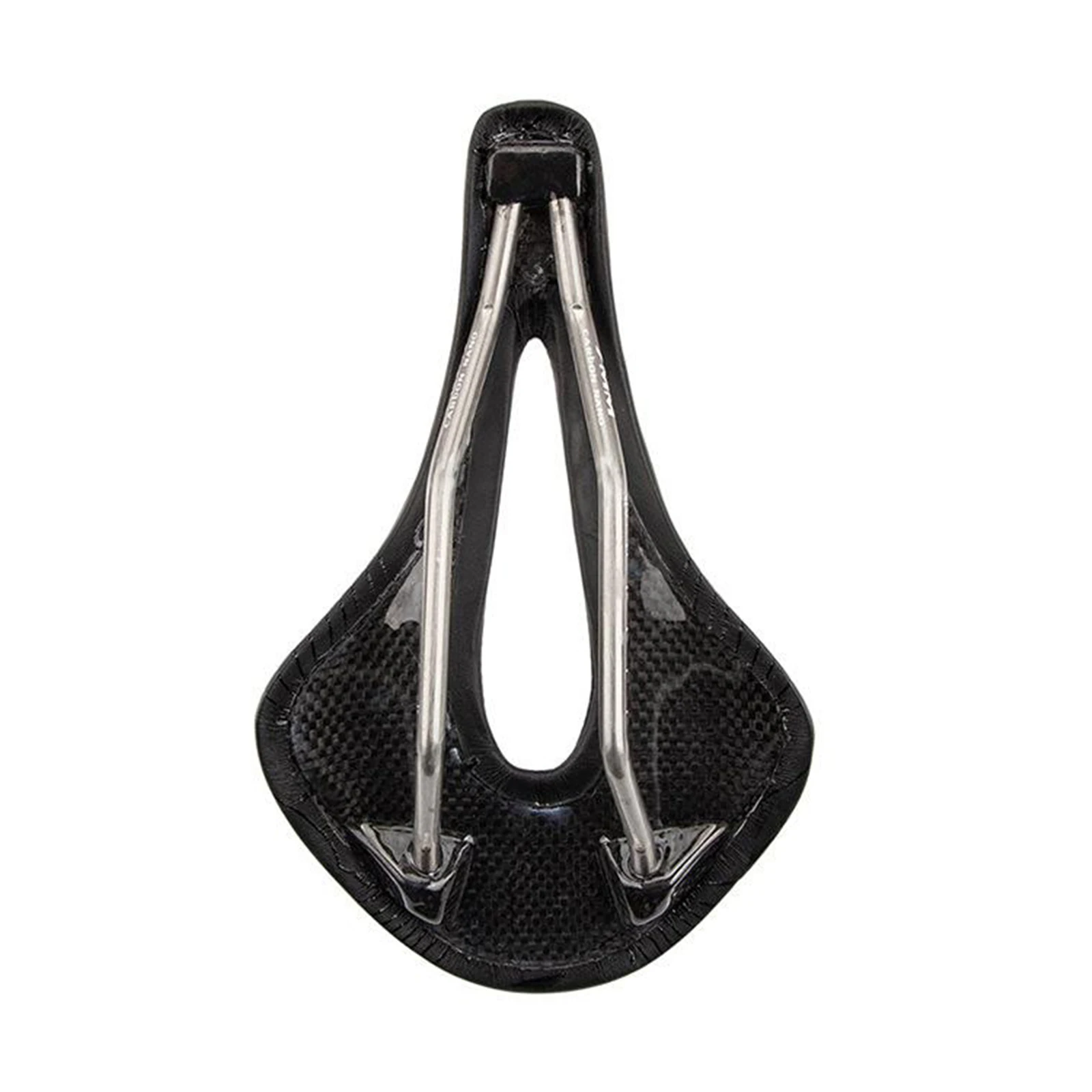 

Premium Bike Hollow Seat Bicycle Saddle Titanium Alloy Bow Shockproof Black