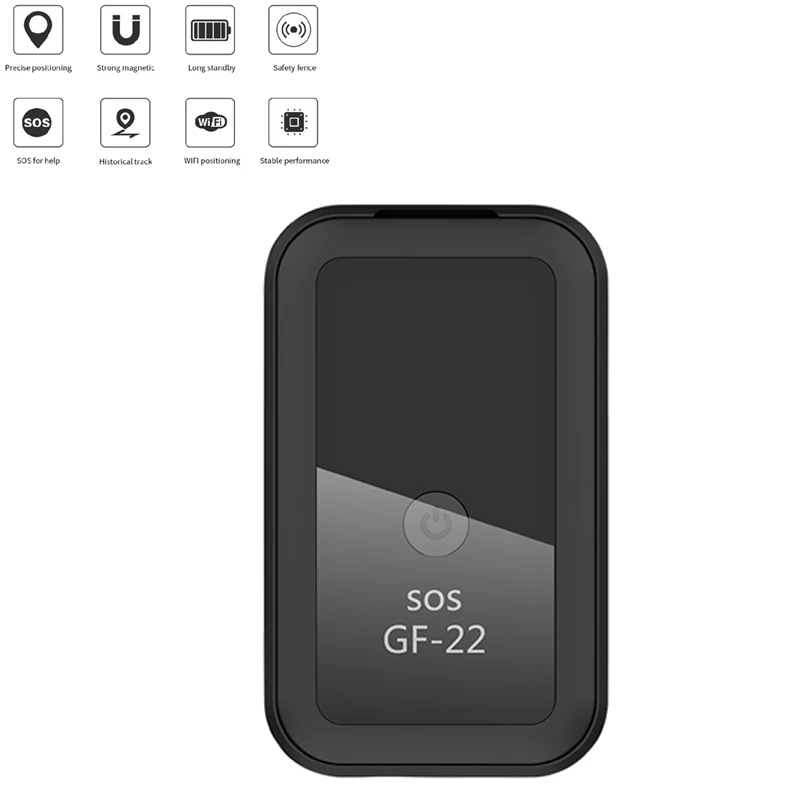 

Магнитный мини-трекер для автомобиля, GF-22 GSM, GPS-локатор для грузовика, устройство слежения за записью с защитой от потери, с голосовым управл...