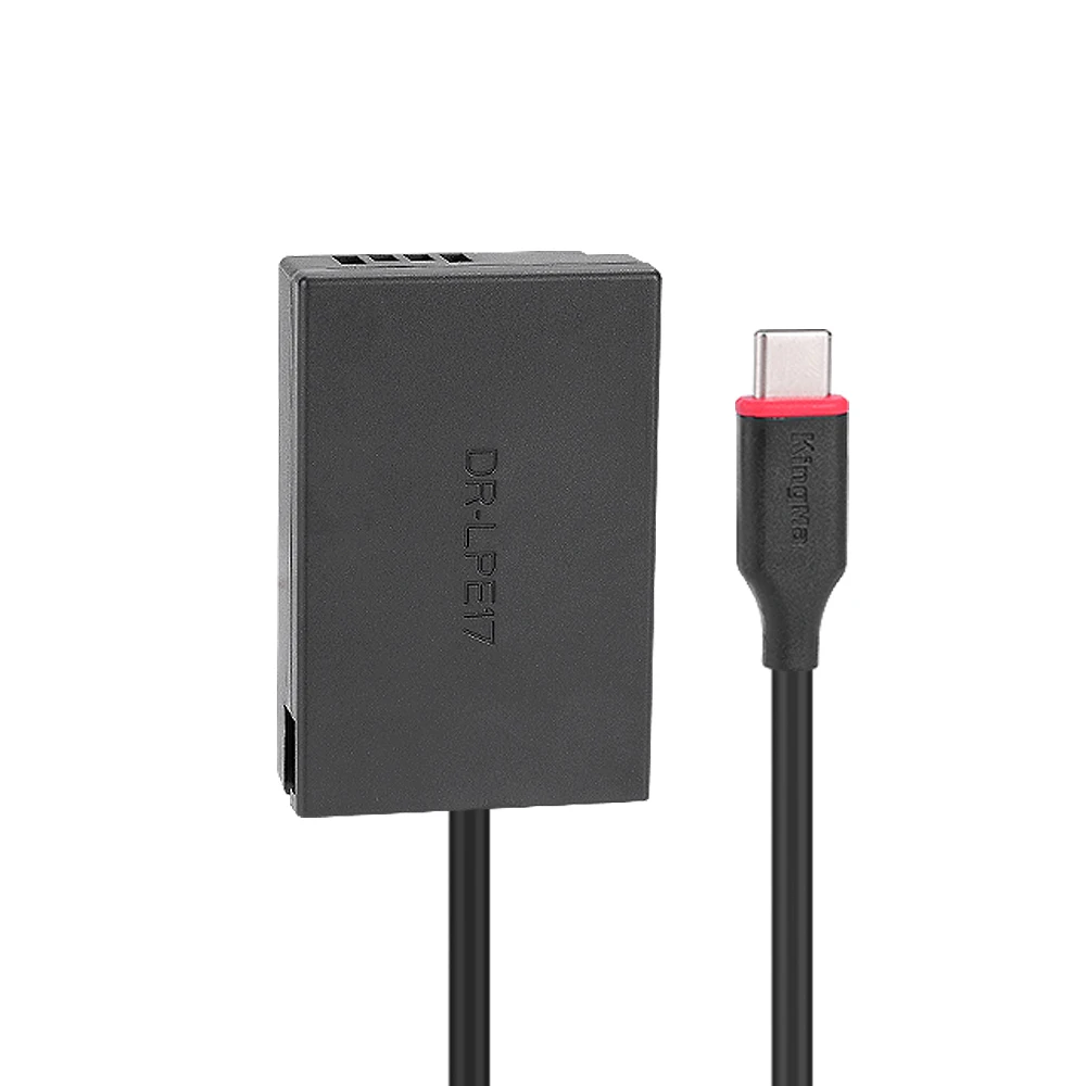 Адаптер питания KingMa USB Type C для фотоаппарата Canon EOS M3 M5 M6 760D 750D 800D 850D 77D 200D |