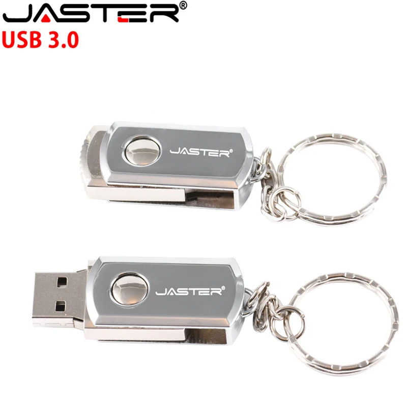 USB флеш накопитель из нержавеющей стали 4 ГБ 8 16 32 64 Флэшка с брелоком|USB