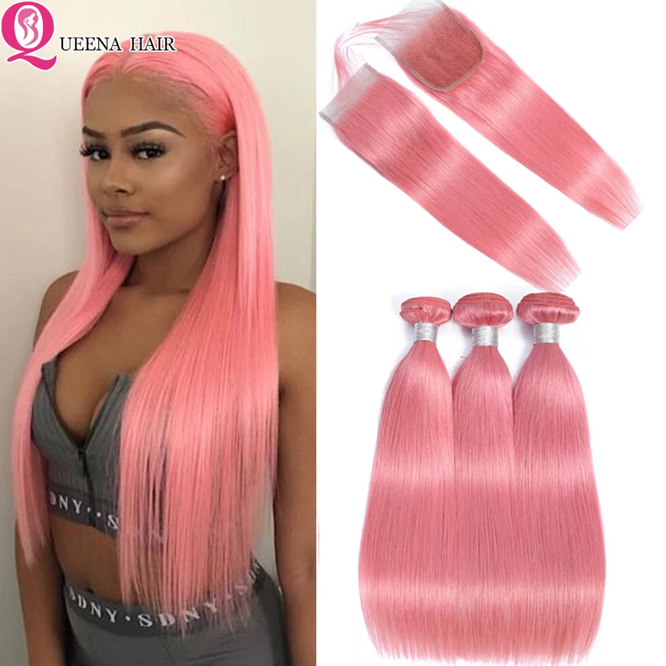 Розопряди с застежкой перуанские цветные пряди человеческих волос прямые волосы