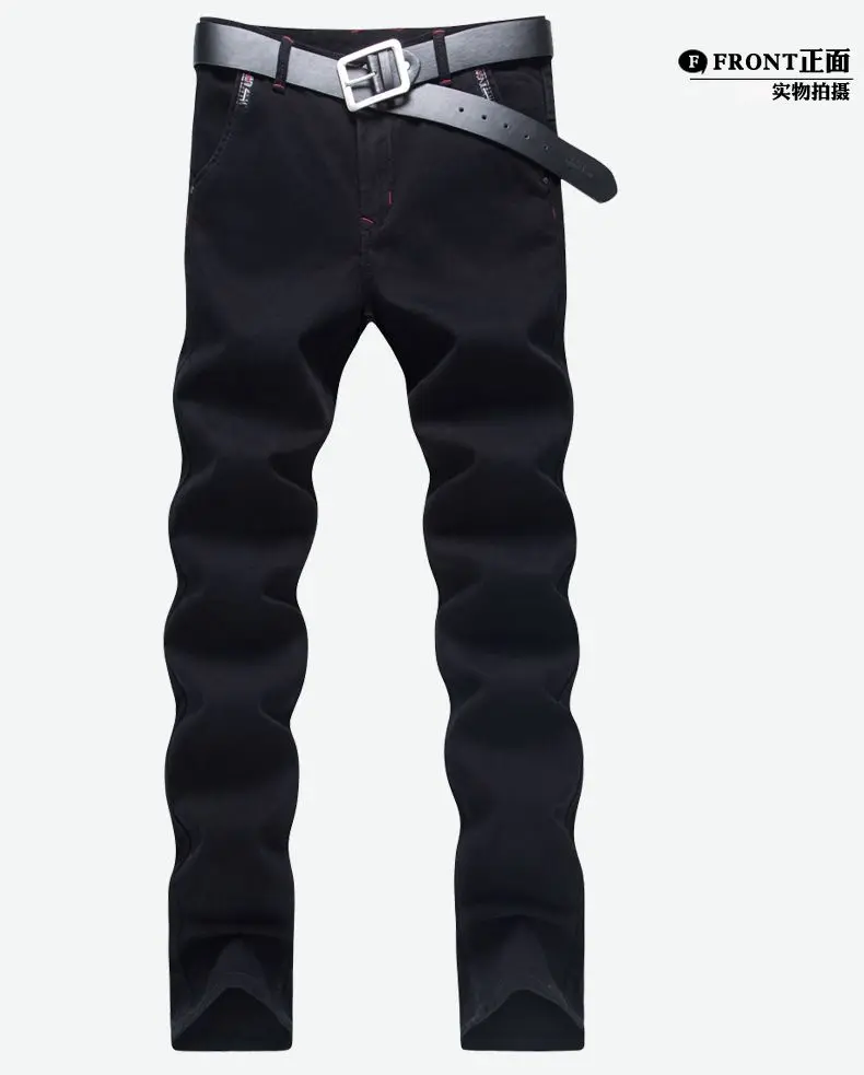 QMGOOD Лидер продаж модные брендовые мужские джинсы классические из денима брюки